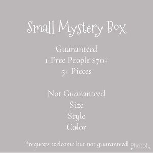 Small Mystery Box $250+ Free People Guarantee